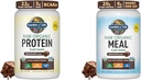 Jardín de la vida Orgánica Chocolate vegetariano Proteína Polvo crudo Meal Reemplazo Orgánica Shakes - Chocolate Planta Basada Polvo Vegano