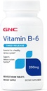 GNC Vitamin B6 200mg Supplement, Supports Immune System and Nervous System, 100 Serving
