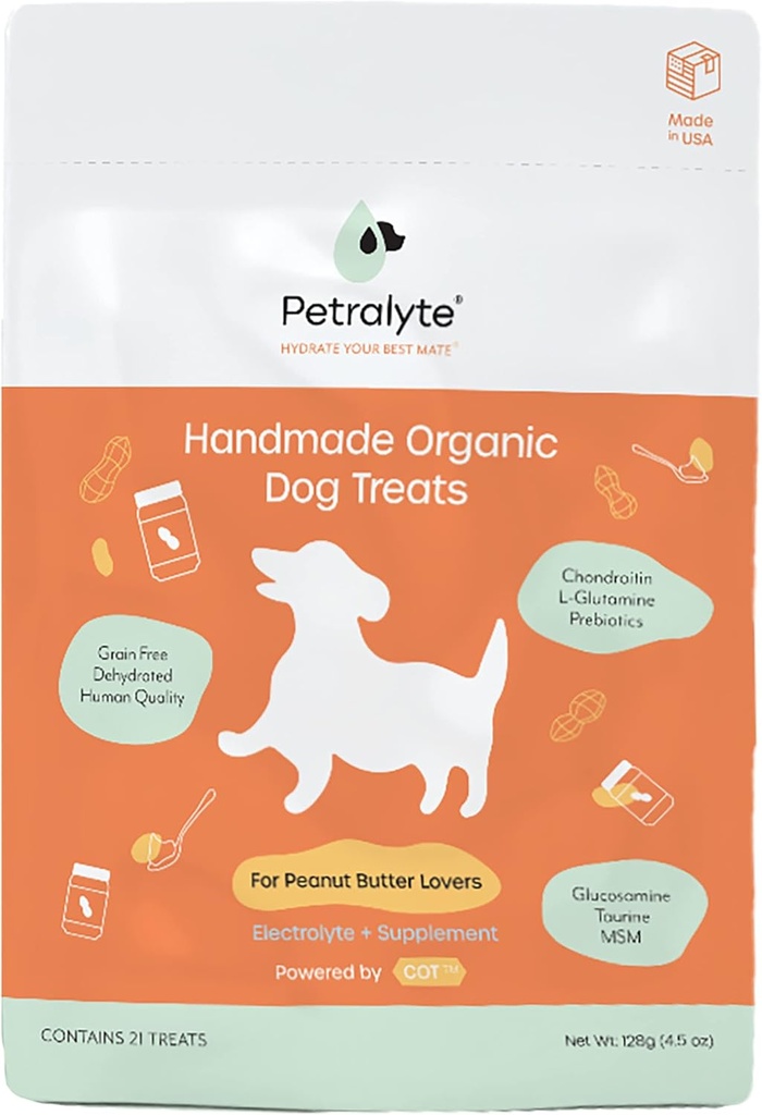 Petralyte Dog Electrolyte y Suplemento Conjunto ← Orgánica &amp; Todas las vitaminas y suplementos de perros naturales ← Perro Multivitamina Blend para la inflamación &amp; Movilidad Soporta latitud para amantes de mantequilla de maní