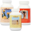 Solluna by Kimberly Snyder Digestive Starter Kit — Digestive Enzymes + SBO Probiotics (con prebióticos " Postbióticos) + Colon Cleanser Vegan Friendly " Non-GMO