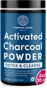 Charcoal House Detox &amp; Cleanse USP Medical Grade Coconut Shell Activated Charcoal Powder for Natural Cleanse & Health - With High Adsorptive & Fast Acting Capacity - 12 oz - 1 Qt