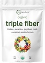Micro Ingredientes Pólvora Triple Orgánica, 2lb peru Prebiótico Natural para apoyar Digestivo " Gut Health TEN Soluble, Fácilmente Digestible ANTE
