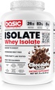 Isolato básico de proteína, 26g Proteína, grasa 0g, libre de gluten, RBST-Free, absorción rápida, 120 calorías (5 libras, chocolate)