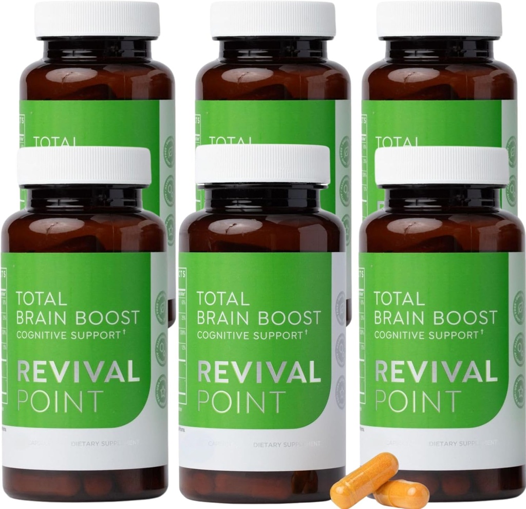 Suplemento Nootropic Brain Support con 340% Better Curcumin, Resveratrol - Incluye 6 Ingredientes respaldados por la ciencia Provenidos como Suplementos cerebrales para la memoria " Focus Dr Formulado Nootropic - 6 Botellas