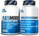Advanced Joint Support Suplemento Bundle - Full Joint Support Stack with Hyaluronic Acid and FlexMode with Joint Vitamins Glucosamine Chondroitin MSM and BioPerine for Enhanced Absorption