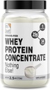 ¡Es sólo! - Concentrado de proteínas 100% Whey, Ranura de pasto de grano, hecho en Australia, hormona RBST/rBGH libre, Premium WPC-80, No hay sabores añadidos (Grass-Fed Unflavored, 2,5 libras)