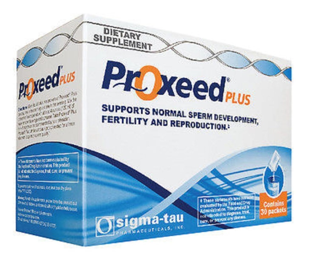2 Cajas de ProXeed Plus - Suplemento de fertilidad dietética para hombres (30 paquetes cada uno)