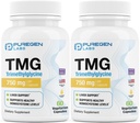 Laboratorios de Purogen TMG 750 mg – Suplemento Trimetilglycine – No GMO, NO Gluten y Dairy ← Hecho en EE.UU. - 2 Pack ← Total 120 cápsulas vegetarianas