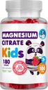 DR. MORITZ Gafas de Magnesio Calma Libre de Azúcar para Niños y Adultos - Gummies de Citrato de Magnesio No GMO - Raspberry Flavor - 1-Pack (180 Conteo)