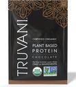Truvani Vegan Pea Protein Powder Silencio Chocolate Silencio 20g Org Orgánica Proteína basada en plantas Silencio 1 Servir Silencioso Silencioso Gluten &amp; Dairy Gratis Silencio Bajo Carb Silencio No Añadido Sugar