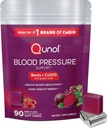 Qunol Beets Chews for Blood Pressure Support, 3 in 1 Beets + CoQ10 + Grape Seed Extract, Supports Healthy Blood Circulation &amp; Heart Healthy Energy, 90 Chews