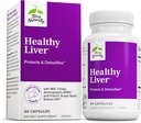 Terry Naturally Healthy Liver - Función del hígado &amp; Health Support Supplement - Cellular Health Support with Andrographis EP80 " French Grape Seed Extract - Gluten-Free Dietary Supplement - 60 Capsules