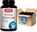 Jarrow Formulas Vision Optimizer Veggie Caps-90 Conde - Suplemento de ojos-Suplemento diario con Grape Seed Extract,Lutein & Zeaxanthin,Quercetin &amp; More-Non-GMO-Gluten Free,Pack of 12
