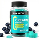 Gummies de Monohidrato de Creatina para Hombres &amp; Mujeres - 120 Gummies Libres de Azúcar con Magnesium Glycinate, L-Threonate, L-Taurine + Vitamina B12 para Muscle Support, Energy Boost, 1 Pack