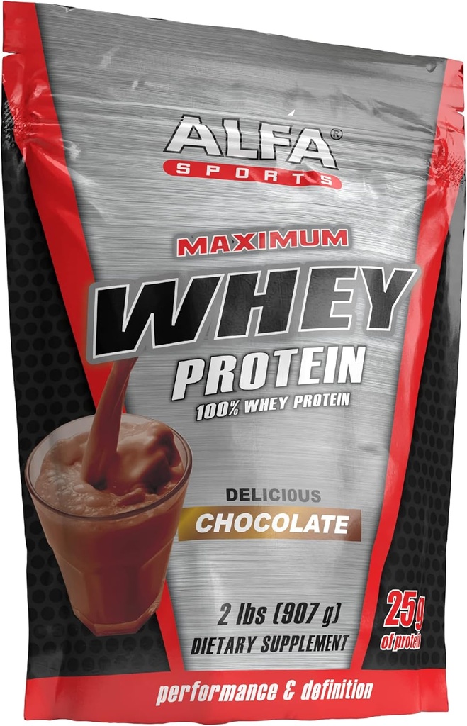 Maximun Whey Chocolate Flavor 2 Lbs 50 G de Protein