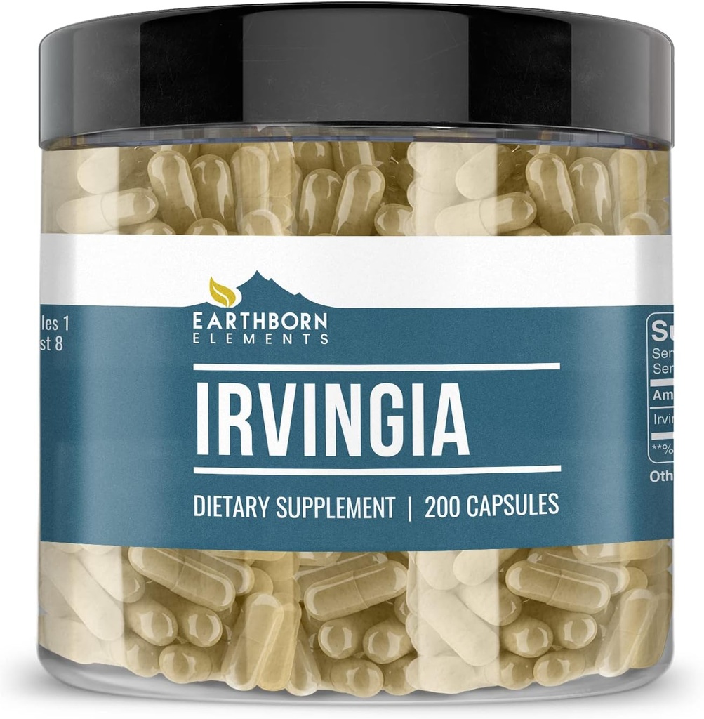Elementos tercos Irvingia 200 capsules, puros " sin diluir, sin aditivos