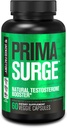 Jacked Factory Testosterone Booster for Men PRIMASURGE - w/Tongkat Ali, PrimaVie, Ashwagandha - Boost Vitality, Muscle Growth & Energy ← Natural Test Booster Supplement - 60 Veggie Pills