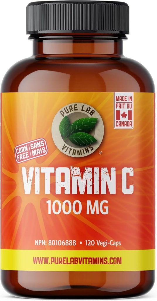 PURE LABS VITAMINS Vitamina C 1000mg, 120 CT