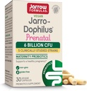 Probióticos prenatales Jarrow Fórmulas® Jarro-Dophilus® para Mujeres, 6 millones de UF, soporta un embarazo saludable, 30 cápsulas vegetarianas, 30 días de suministro