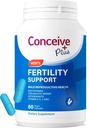 CONCEIVE PLUS Fertilidad Soporte para Hombres TENIDO Fertilidad Suplementos para Hombres con Zinc, Vitamina C, E, Selenium TENIDO Motilidad Activador Multivitamínico para Sperm Health & Conception 60 Caps for 30 Days