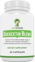 Complejo de Quercetina VitaMonk - 3 Formas Bioactivas de Quercetina - Isoquercetina, Dihidrato de Quercetina y Fitooma Quercetina - para Absorción Superior - Quercetina 500mg cápsulas - Quercetina con bromelaina