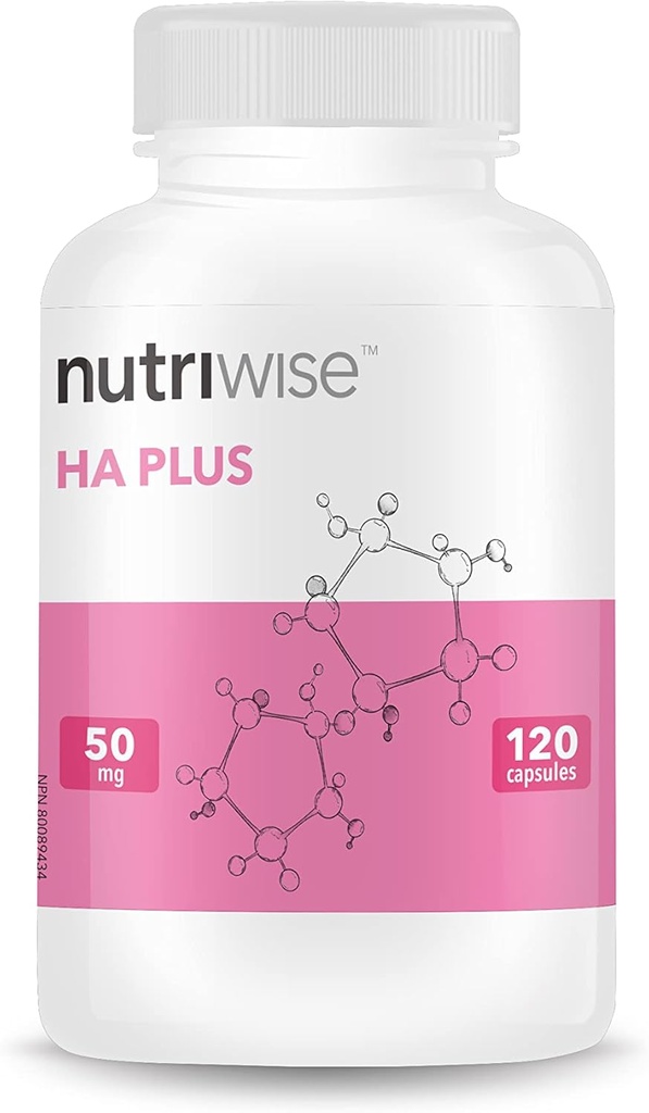 Nutriwise HA Plus Ácido Hialurónico de alta potencia + Collagen 120 cápsulas