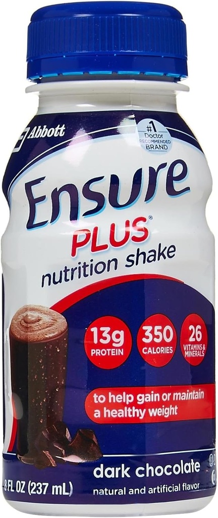Asegurar más Nutriton Shake Chocolate Oscuro - 6 PK