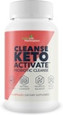 CLEANSE KETO ACTIVATE - KETO CLEANSE for WOMEN & MEN - HELP FLUSH TOXINS &amp; IMPURITIES - PROMOTE REGULARITY - AID DIGESTION " DETOX - KETO CLEANSE " DETOX - SUPPORT HEALTHY BODY FUNCTION - BOOST ENERGY