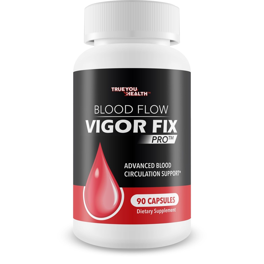 Blood Flow Vigor Fix Pro - Our Best Blood Flow Supplement for Men - Poor Circulation Supplements - Blood Circulation Supplements for Men to Increase Blood Flow - Healthy Blood Flow - Men Blood Flow