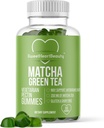 Matcha Green Tea Extrastra la vitamina Gummy con té verde Extracto por Sweetheart Beauty. Matcha Energy Gummies. Green Tea Detox y Cleanse. Vegan Friendly, Gluten-Free and Non-GMO. 1 Month Supply.