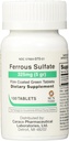 Ferrous Sulfate Iron Suplemento Tablets, 100 Cuenta