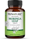 Moringa Leaf Tablets - 90 Tablets, 1000 mg| by mi Nature | 100% Natural Moringa| Antioxidant| Moringa Leaf Powder | Vitamin C |Vegan | from India