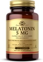 Solgar Melatonin 5 mg, 60 Nuggets - Ayuda a promover la relajación y el descanso - Melatonina clínicamente estudiada - Vegan, Gluten Gratis, Dairy Free, Kosher - 60 Servings