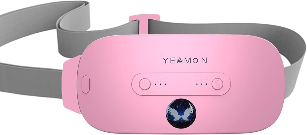 Portable Cordless Calefacción Pad, Dispositivo de Cinturón Eléctrico, Pad de Calefacción Rápido con 3 Niveles de Calor y 3 Modos de Masaje, Retroceda o Belly Calefacción Pad, Regalos para Ella, Mujer y Niña