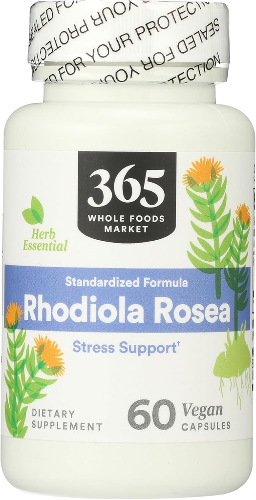 365 por Whole Foods Market, Rhodiola, 60 Cuenta