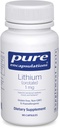 Pure Encapsulations Lithium (Orotate) 1 mg TENIDO Apoyo para la calma y el comportamiento