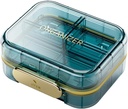 1 Pack Organizador de Píldora de Píldora, 7 Compartimientos Caja de Píldora, Caja de Píldora Portable Diario para Tener Vitaminas, 3 pulgadas Contenedor de Píldora para Organizador de Medicina de Pícaros