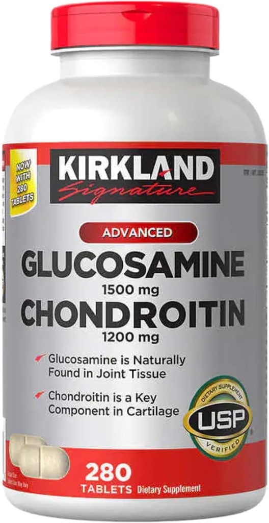 Kirkland firma Glucosamina " Condroitina, 280 tablas