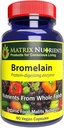 BROMELAIN - Alta Potente, 100% Orgánica, Enzima Digestiva Proteína! Mejorar la Digestión - Cápsulas Veganas (60ct)