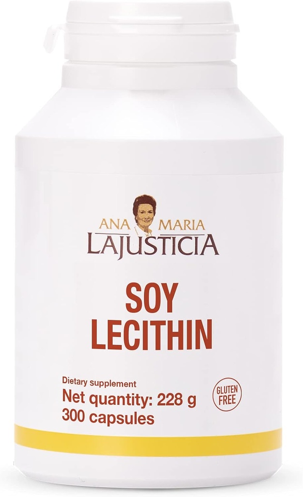 ANA MARIA LAJUSTICIA, Soy Lecithin 300 cápsulas