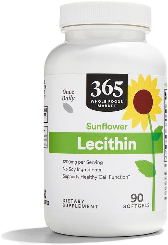 365 por Whole Foods Market, Sunflower Lecithin, 90 ct