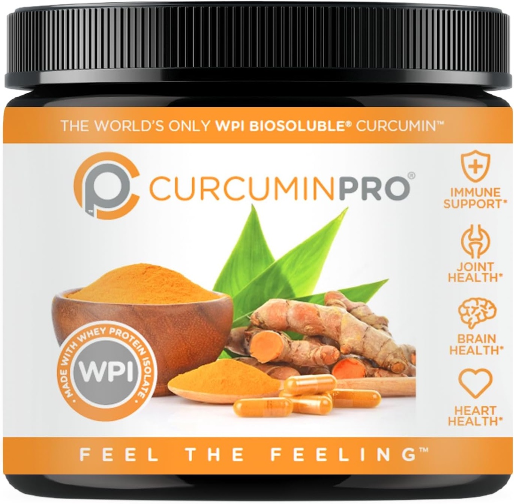 curcuminpro Curcumin completa Bulk Powder ← BioSoluble Orgánica Turmeric Curcumin Suplemento  High Absorption Curcuma Organica en Polvo ← Natural Wellness Support  durable 90 Grams