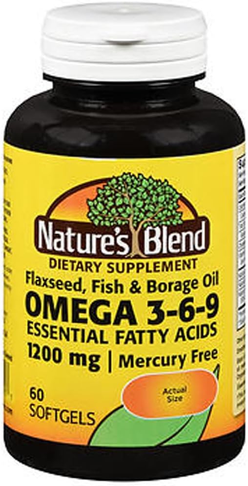 La naturaleza Blend Omega-3-6-9 1200mg Softgels 60 Ct
