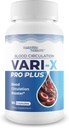 Circulación de sangre Vari-X Pro Plus - Nuestra mejor circulación de sangre Booster - Suplementos de circulación de sangre para mejorar la circulación de flujo sanguíneo - Vari X Pro Plus Pills de circulación de sangre - Flujo de sangre avanzado