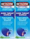 Betadine Sore Throat Relief Gargle, Mint Flavor, Fast Acting Antiseptic, Povidone-Iodine 0,5%, 8 oz (Pack of 2)