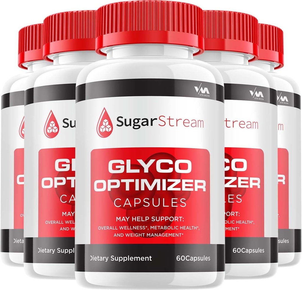 (5 Pack) Sugar Stream Supplement, SugarStream Capsule - Advanced Formula Sugar Stream, SugarStream Maximum Strength Reviews, 300 cápsulas