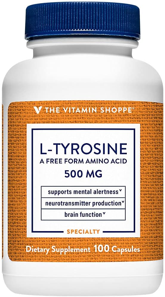 La Vitamina Shoppe L-Tyrosine 500 MG (100 cápsulas)