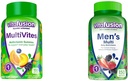 Vitafusion MultiVites Gummy Multivitamínicos para Adultos con 12 Vitaminas y Minerales &amp; Adulto Gummy para Hombres, Berry Flavored Daily Multivitamins para Hombres con Vitaminas A