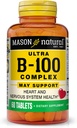 MASON NATURAL Ultra B,100 Complex, 100,Day Supply, for Normal Immune Support and Energy Metabolism