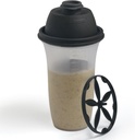 SIGNORA WARE Shaker Bottles TENIDO 17-Once Plastic Protein Shake Bottle for Meal Replacement Shakes " Smoothies, Beverages, Mixing Salad Dressing " Sauces, Margarita, " More